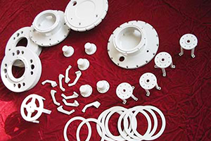 Aluminum alloy underwater sonar system components